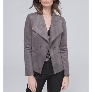 NWT White House black market suede jacket